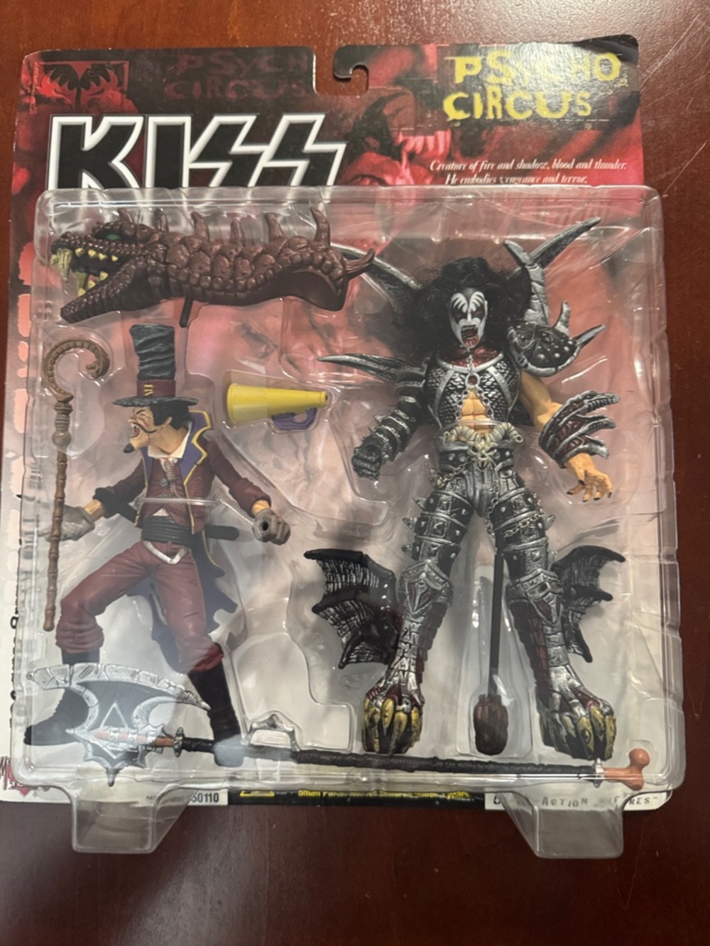NIB KISS Vintage Gene Simmons Psycho Circus Demon Figure Set